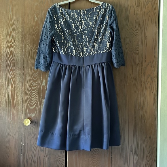 Eliza J cocktail navy blue dress. Size 10 - Picture 8 of 10
